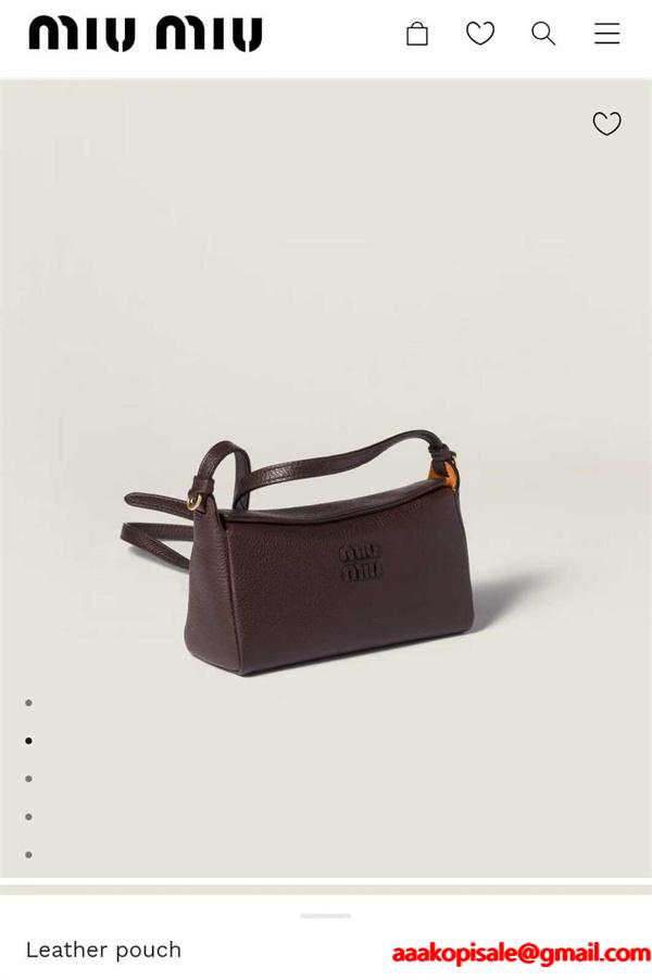 Miu Miu ミュウミュウ コピー 5BE097 本革 ミニショルダー 高品質 クロスボディバッグ ヴィンテージスタイル