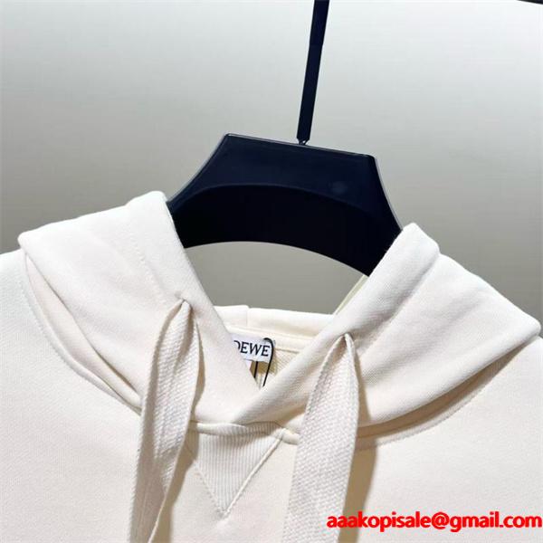  2025秋冬新作 ロエベ LOEWE コピー ミニアナグラム パーカー シンプルで上品な万能アイテム