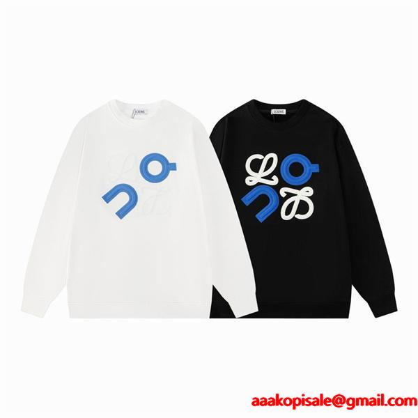 ロエベ LOEWE スーパーコピー 秋冬新作 立体ロゴ パーカー モダンで洗練されたデザイン