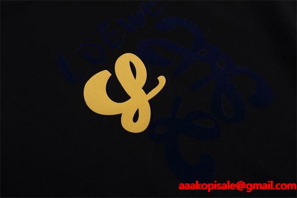 2025秋冬新作 ロエベ LOEWE コピー カラーロゴ パーカー モードで遊び心ある一枚