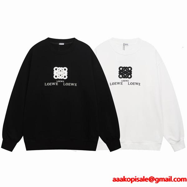 ロエベ LOEWE スーパーコピー アナグラムロゴ パーカー 秋冬を彩る上質デザイン