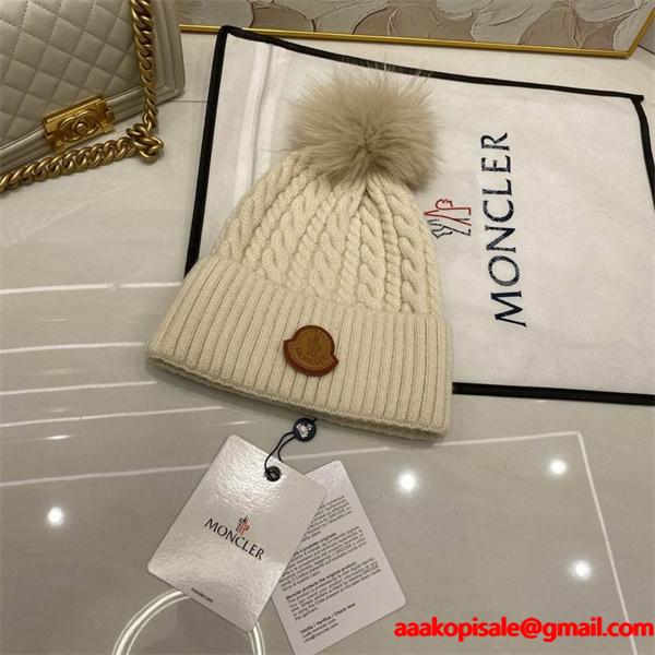 モンクレール MONCLER ニットキャップコピー ニット帽 2025秋冬新作  通販ショッピング