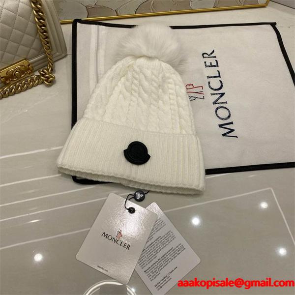 モンクレール MONCLER ニットキャップコピー ニット帽 2025秋冬新作  通販ショッピング