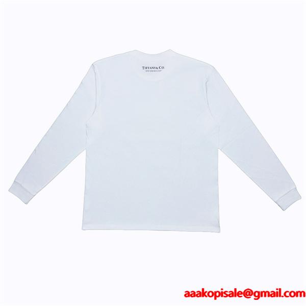 2025AW SUPREME × TIFFANY シュプリームコピーティファニーボックスロゴ長袖ｔシャツ  通販ショッピング