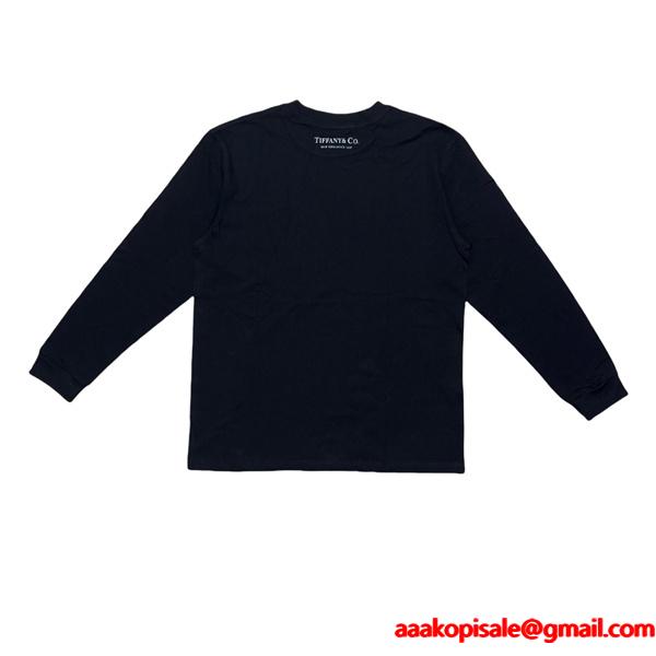 2025AW SUPREME × TIFFANY シュプリームコピーティファニーボックスロゴ長袖ｔシャツ  通販ショッピング