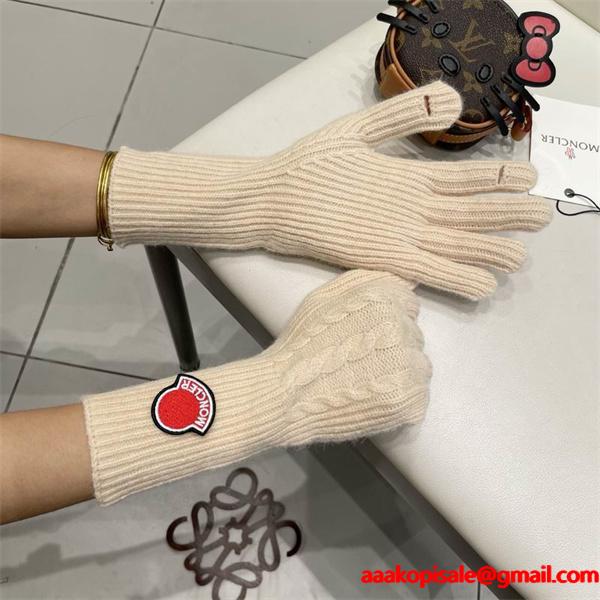 2025秋冬先行販売のMonclerモンクレール手袋コピー保温性に優れる防寒ブランド コピー 激安(日本最大級)