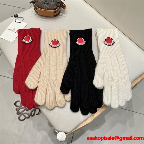 2025秋冬先行販売のMonclerモンクレール手袋コピー保温性に優れる防寒ブランド コピー 激安(日本最大級)