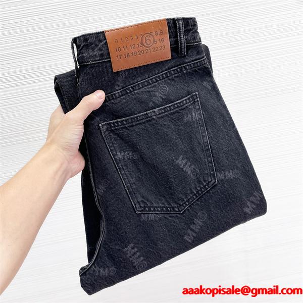 【新品】メゾン マルジェラジーンズコピー人気MM6デニムメンズファッション2025流行Maison Margiela通販ショッピング