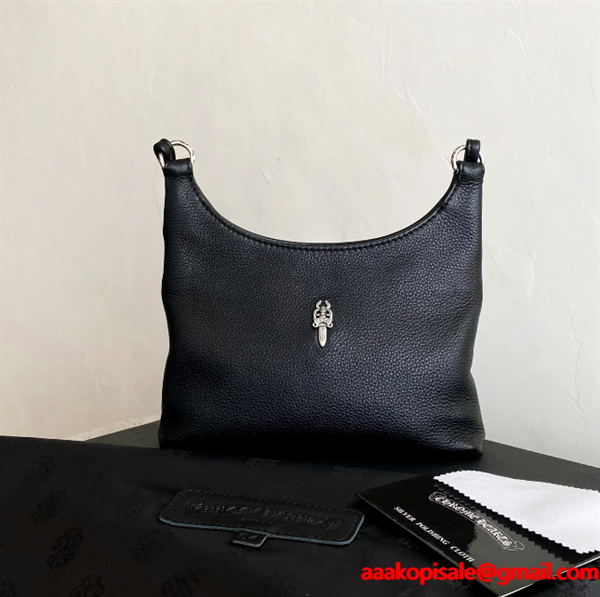 CHROME HEARTS クロムハーツバッグコピーレザー ブラック 激安大特価2025大人気 ブランド コピー 激安(日本最大級)