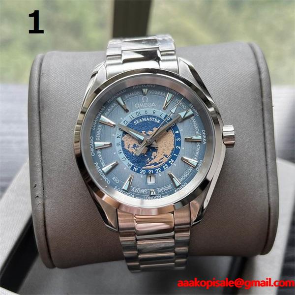 2025新作保証フォーマル腕時計8色展開OMEGAオメガコピー人気レザーベルトカジュアルビジネスマン