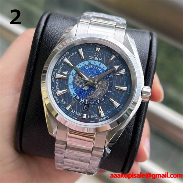 2025新作保証フォーマル腕時計8色展開OMEGAオメガコピー人気レザーベルトカジュアルビジネスマン