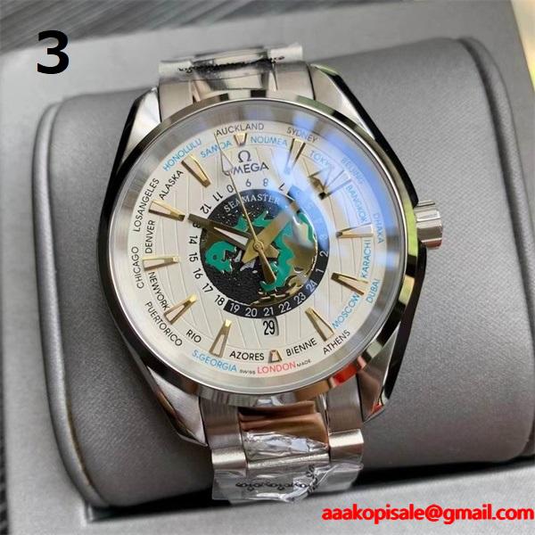 2025新作保証フォーマル腕時計8色展開OMEGAオメガコピー人気レザーベルトカジュアルビジネスマン