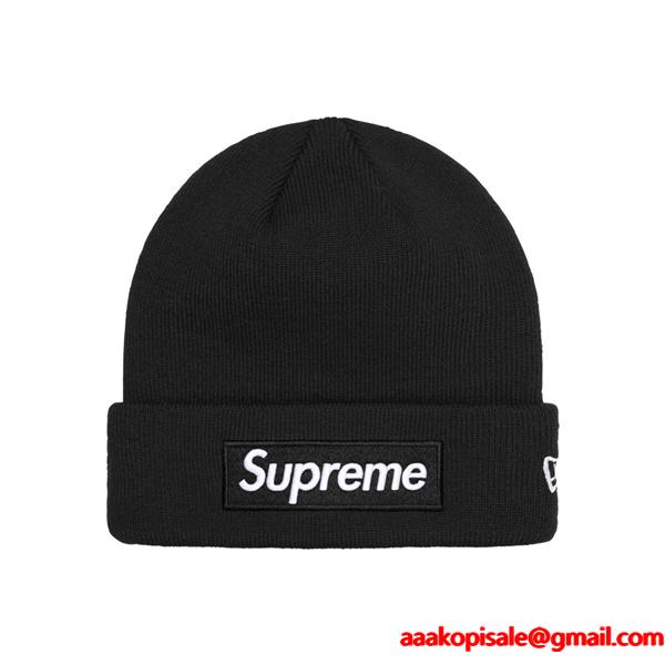 SUPREME シュプリーム ニットキャップ コピー多色可選Supreme  x New Era 24FW Box Logo Beanie秋冬間違いないアイテム 大好評激安(日本最大級)