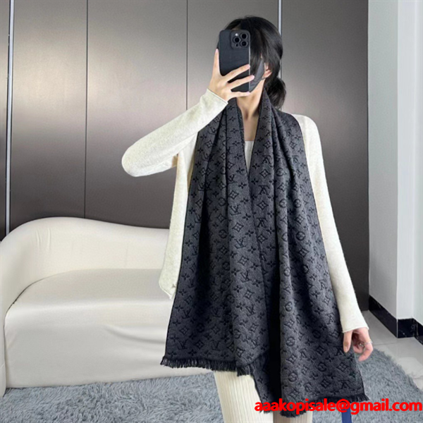 上質 大人気！2025秋冬季超人気  LOUIS VUITTONロングマフラー ブランド コピー 激安(日本最大級)30*180cm