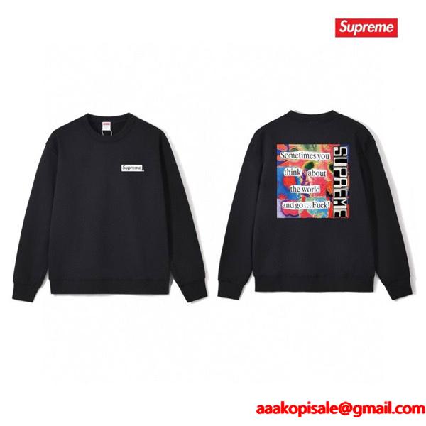 シュプリーム スウェットコピー限定セールを開催中 SUPREME 3色可選 秋冬におすすめ着こなし やっぱり優しい色ブランド コピー 激安(日本最大級)