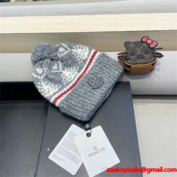 2025秋冬に欠かせない防寒最高なモンクレール　ニット帽コピー激安Moncler(日本最大級)