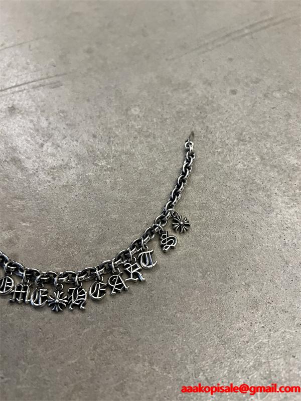 2025大人のおしゃれに　 CHROME HEARTS クロムハーツ シルバー925 ブレスレット コピーブランド 激安男性用(日本最大級)