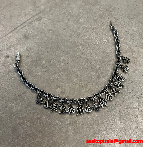 2025大人のおしゃれに　 CHROME HEARTS クロムハーツ シルバー925 ブレスレット コピーブランド 激安男性用(日本最大級)