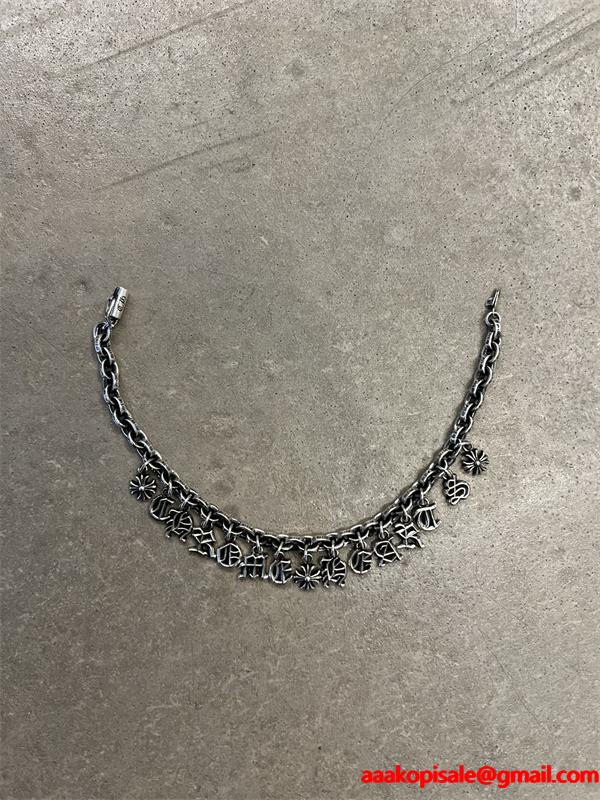 2025大人のおしゃれに　 CHROME HEARTS クロムハーツ シルバー925 ブレスレット コピーブランド 激安男性用(日本最大級)