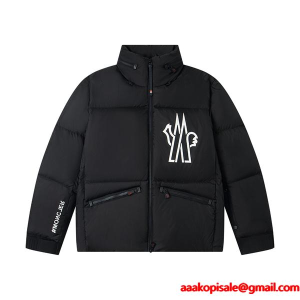 爆買いお買い得軽い動き易いダウンジャケットネイビーブラウン保温性高い大人の雰囲気MONCLERモンクレール 激安 激安