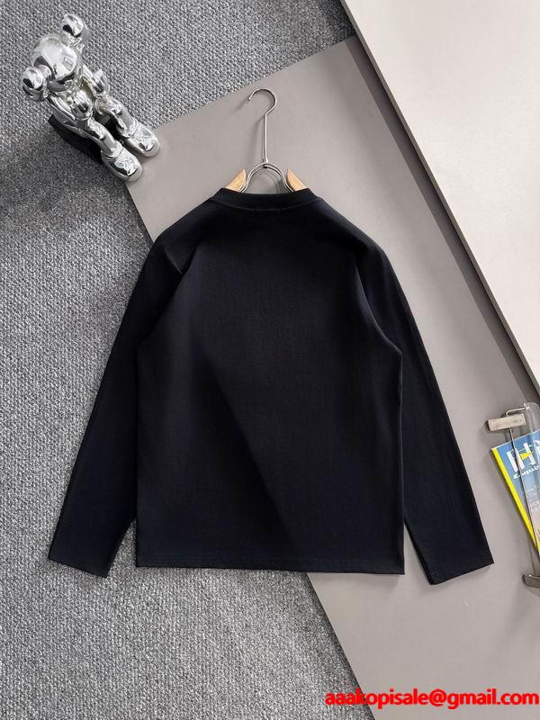 HOT新作登場MONCLER　モンクレール長袖ｔシャツコピー　ブラックホワイト色