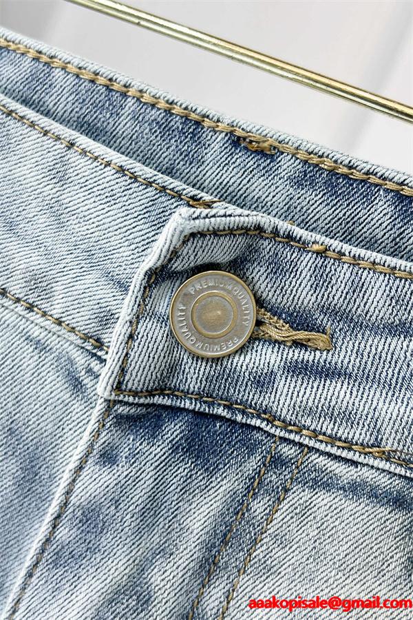 春夏らしい華やか  モンクレール2025 MONCLER デニムパンツファッションスーパーコピーブランド激安通販 専門店