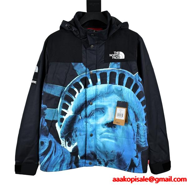 ノースフェイス スーパーコピー ジャケット 個性派 高品質 ストリート 自由の女神 THE NORTH FACE