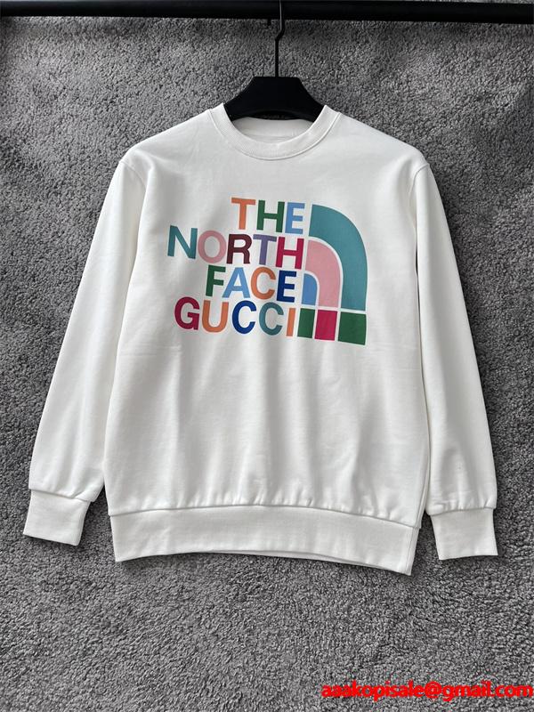 THE NORTH FACE コピー スウェット トレンド感 カラフル 高品質 GUCCIコラボ ノースフェイス