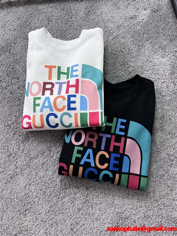 THE NORTH FACE コピー スウェット トレンド感 カラフル 高品質 GUCCIコラボ ノースフェイス