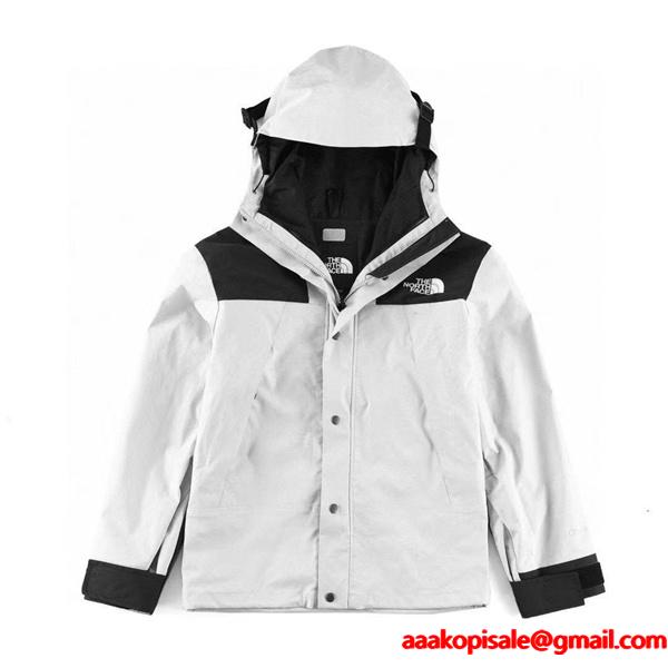 ノースフェイス コピー マウンテンパーカー カジュアル トレンド 防風 ブラウン THE NORTH FACE