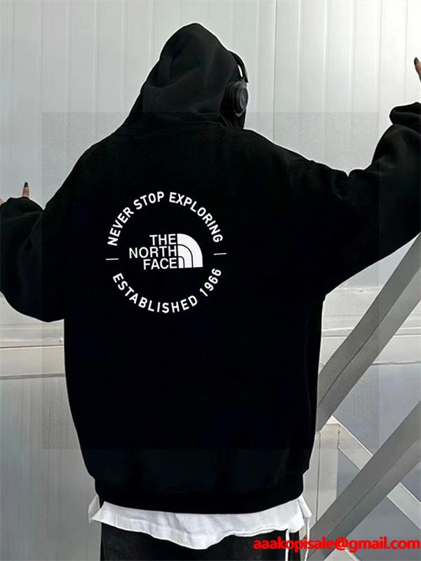 THE NORTH FACE スーパーコピー パーカー スポーティ クール モダン ブラック ノースフェイス