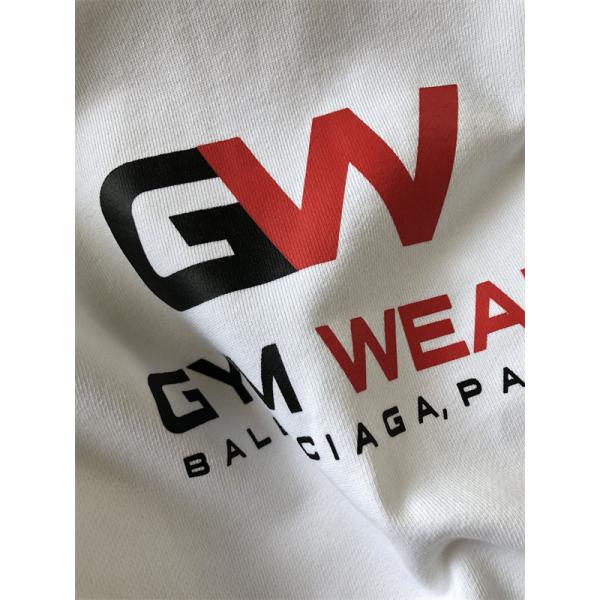BALENCIAGA コピー パーカー GYM WEAR プリント カジュアル 長袖 フーディ スウェット バレンシアガ
