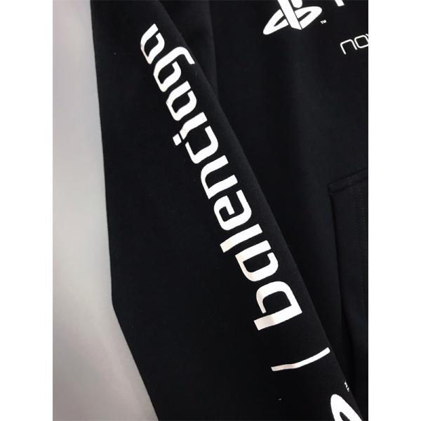 バレンシアガ 偽物 パーカー PS5 コラボ風デザイン 長袖 フーディ ストリート カジュアル BALENCIAGA
