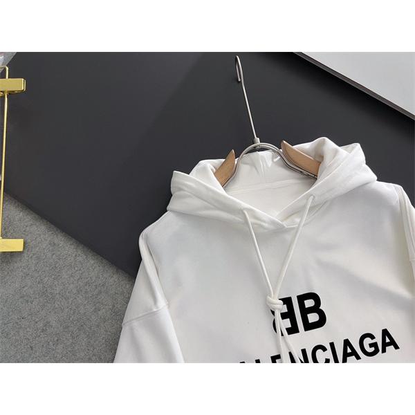 BALENCIAGA スーパーコピー パーカー ンプルロゴデザイン コットン フーディ ストリート カジュアル バレンシアガ