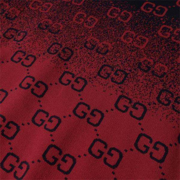 グッチ スーパーコピー グラデーション GG柄 クルーネック ニット セーター グリーン ブラック GUCCI