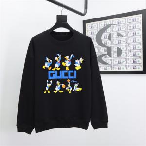 グッチ コピー ディズニーコラボ ドナルドダック クルーカット スウェット パーカー ポップ GUCCI