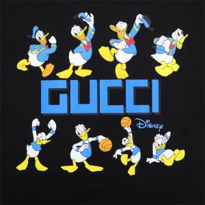 グッチ コピー ディズニーコラボ ドナルドダック クルーカット スウェット パーカー ポップ GUCCI