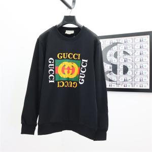 グッチ コピー ヴィンテージロゴ ストリート スウェット トレーナー クラシック ブラック GUCCI
