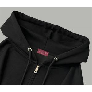 GUCCI コピー 大人気 シンプルロゴ ジップパーカー ホワイト パーカー スウェット 使いやすい グッチ 