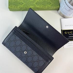  グッチ スーパーコピー 長財布 グレー GGキャンバス モダンで上品な デザイン 入手困難 人気 GUCCI