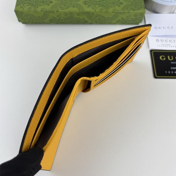 グッチ 偽物 二つ折り財布 GGスプリーム ブラウン オーバルロゴ 高品質 シンプル クラシック GUCCI