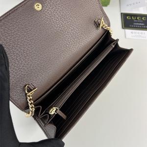 グッチ 偽物 チェーンウォレット GGスプリーム ウェブライン オーバルロゴ クラシック 上質 GUCCI