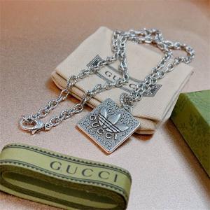 グッチ スーパーコピー ネックレス シルバー チェーン クラフト クラシック 高級感 モード系 GUCCI