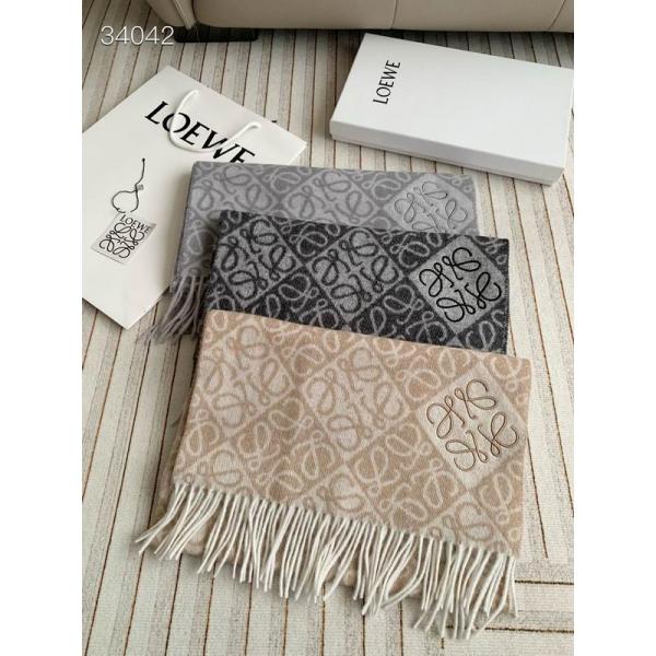 LOEWE スーパーコピー リバーシブル ウールスカーフ 入手困難 大判 スタイリッシュ ロエベ