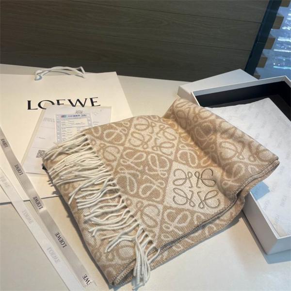 LOEWE スーパーコピー リバーシブル ウールスカーフ 入手困難 大判 スタイリッシュ ロエベ