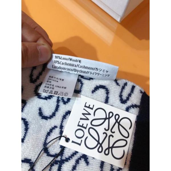 LOEWE コピー アルパカ ウール ブレンド ふんわり 柔らか 優雅 ロング マフラー モード系 ロエベ