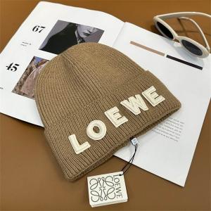 ロエベ スーパーコピー ロゴ エンブロイダリー カシミヤ ニット クラシック スタイリッシュ ニット帽 LOEWE