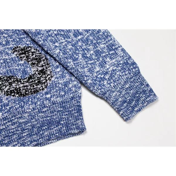 2025秋冬 スーパーコピー セーター ブルーモノグラム柄 上品で暖かい高品質ニット ロエベ LOEWE 