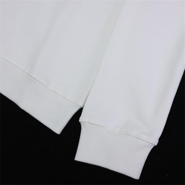 LOEWE ロエベ コピー パーカー ホワイトスマイルプリント 秋冬に映えるカジュアルデザイン