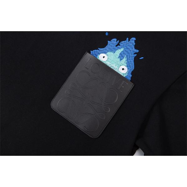 LOEWE スーパーコピー パーカー ロエベ 秋冬カラー ポケットキャラクター刺繍 キュートで上質な一枚